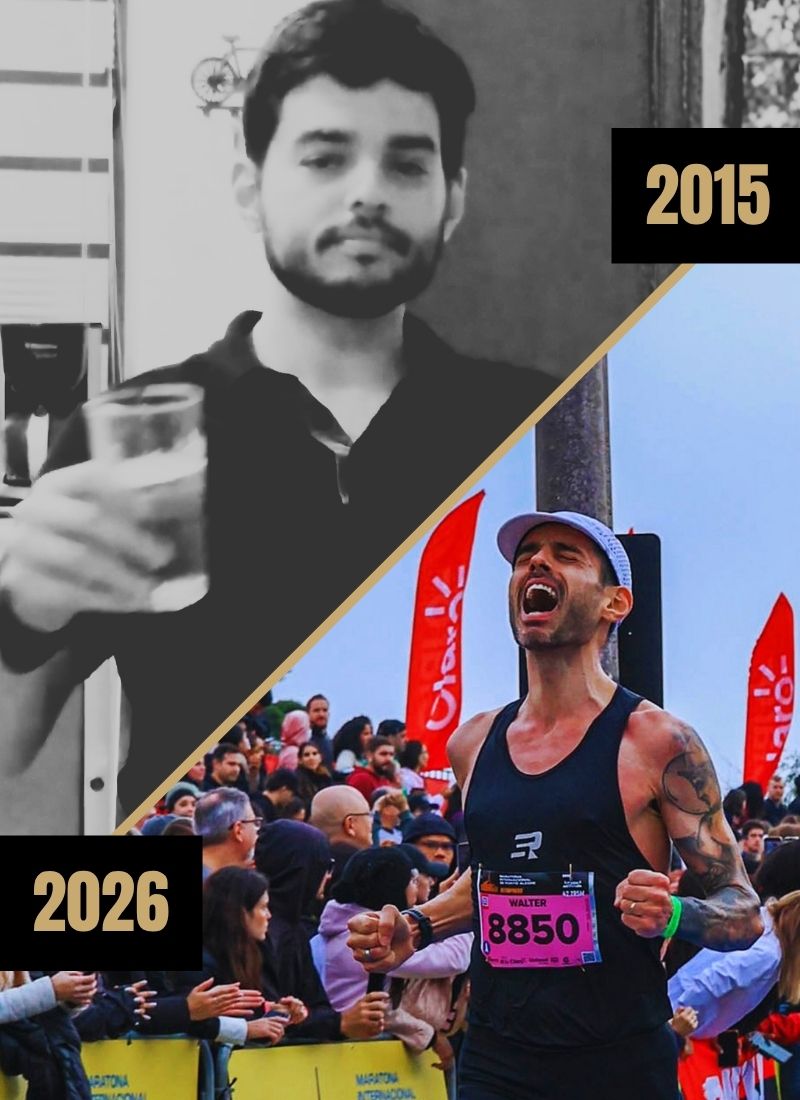 Walter Verhulst — antes e depois da maratona